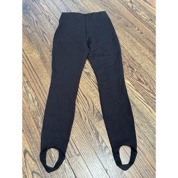 NWT Madewell Ponte Stirrup Leggings Stretch Knit Black Pull On Balletcore Small - Picture 5 of 9